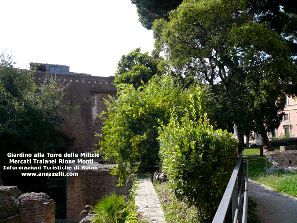 Foto Giardino alla Torre delle Milizie Mercati Traianei Roma
