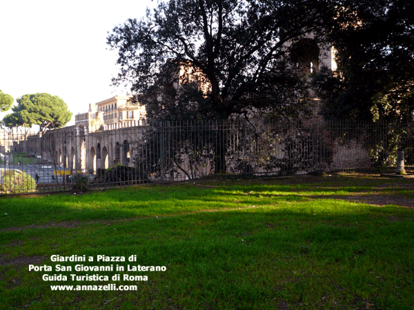 GIARDINI PIAZZA PORTA SAN GIOVANNI ROMA