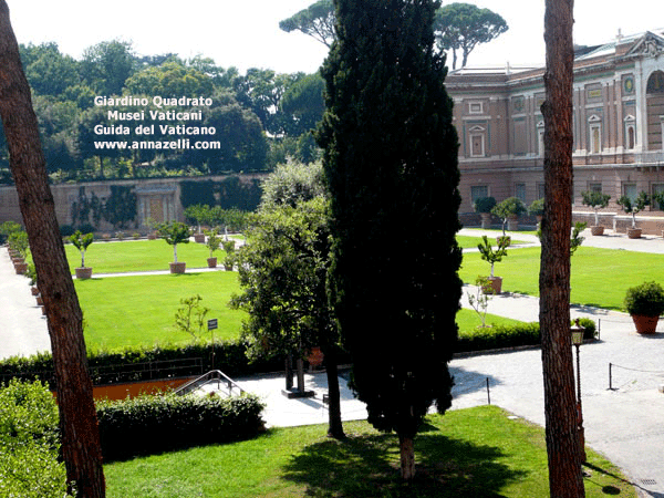 GIARDINO QUADRATO GIARDINI VATICANI CITTA' DEL VATICANO