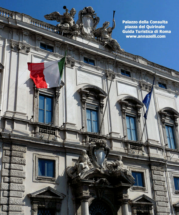 Il Palazzo della Consulta piazza del Quirinale Roma