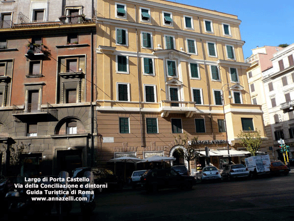 largo di porta castello via della conciliazione e dintorni roma