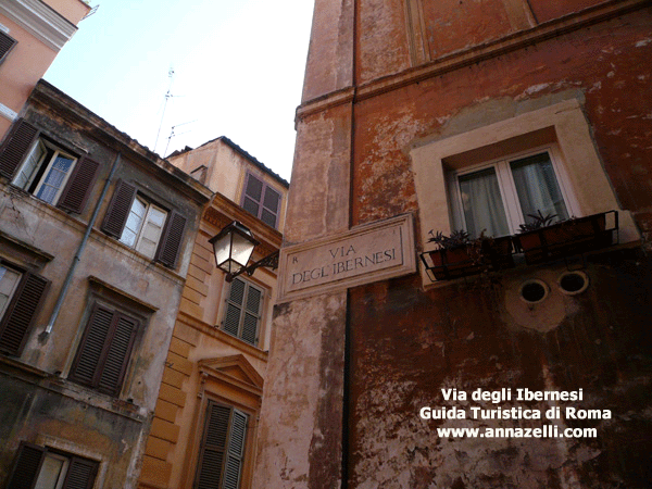 LA VIA DEGLI IBERNESI A ROMA