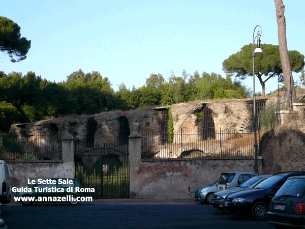 la Cisterna delle Sette Sale, via delle Terme di Traiano, colle Oppio, Roma, foto Anna Zelli
