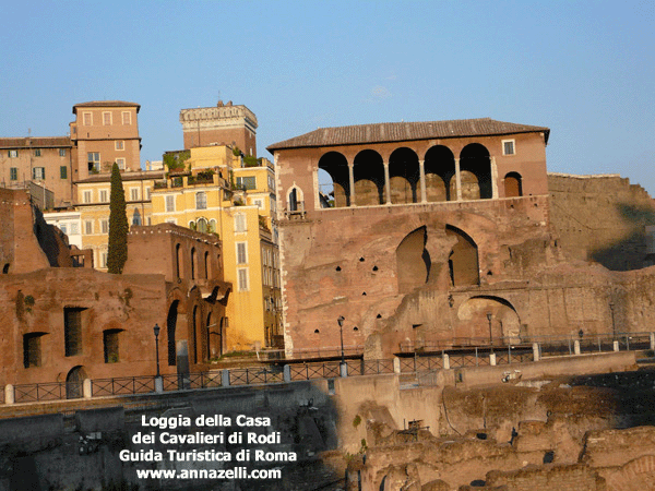LOGGIA DELLA CASA DEI CAVALIERI DI RODI ROMA