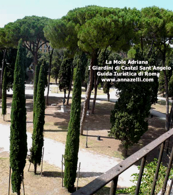 la Mole Adriana i giardini Roma
