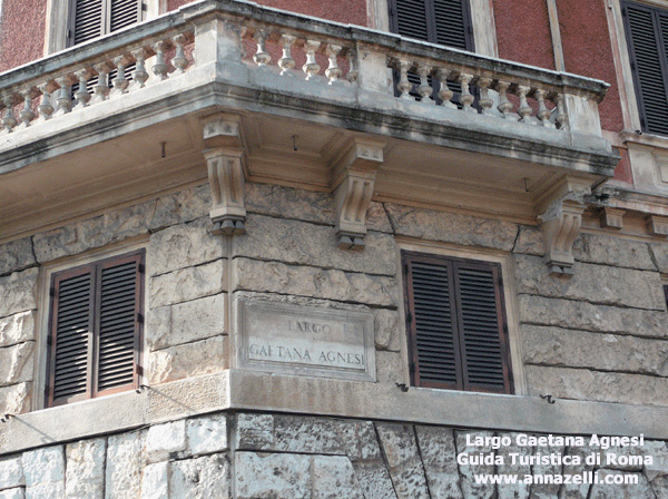 Largo Gaetana Agnesi Roma