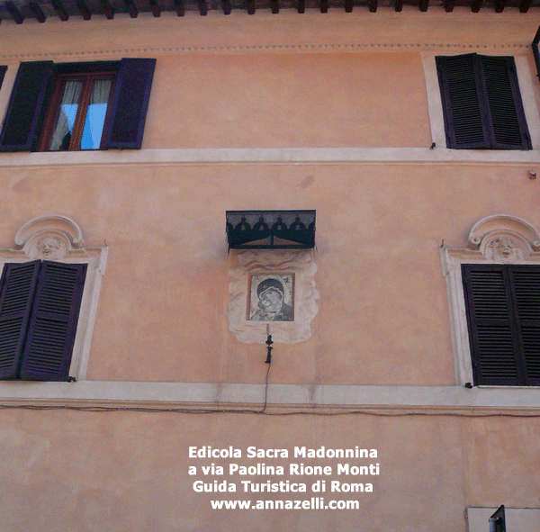 EDICOLA SACRA A VIA PAOLINA A ROMA