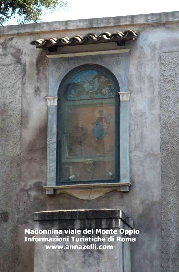 MADONNINA VIALE DEL MONTE OPPIO ROMA