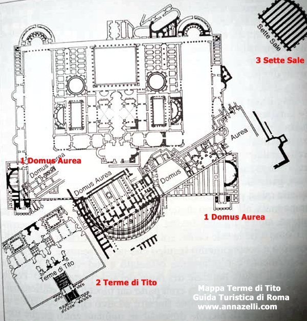 MAPPA TERME DI TITO