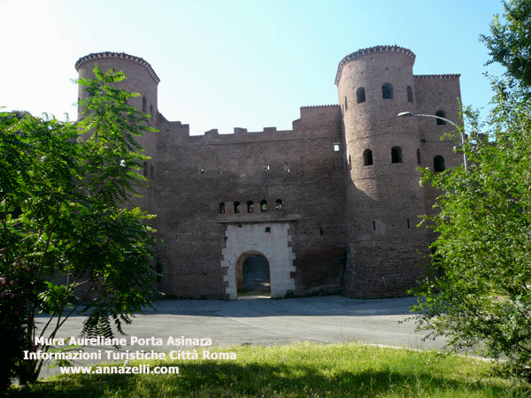 MURA AURELIANE PORTA ASINARA (ROMA)