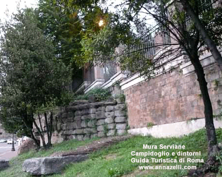 Mura Serviane Campidoglio e dintorni (Roma)