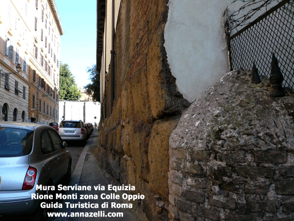 Mura Serviane via Equizia Roma