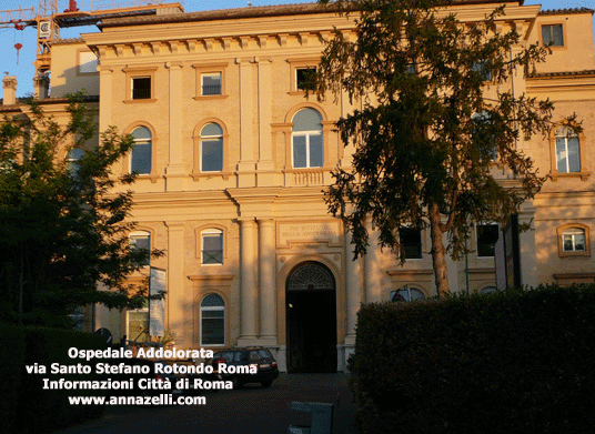 OSPEDALE ADDOLORATA DOMUS VALERII VIA SANTO STEFANO ROTONDO ROMA