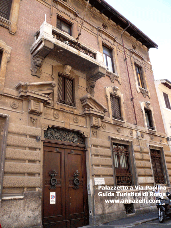 PALAZZETTO A VIA PAOLINA ROMA
