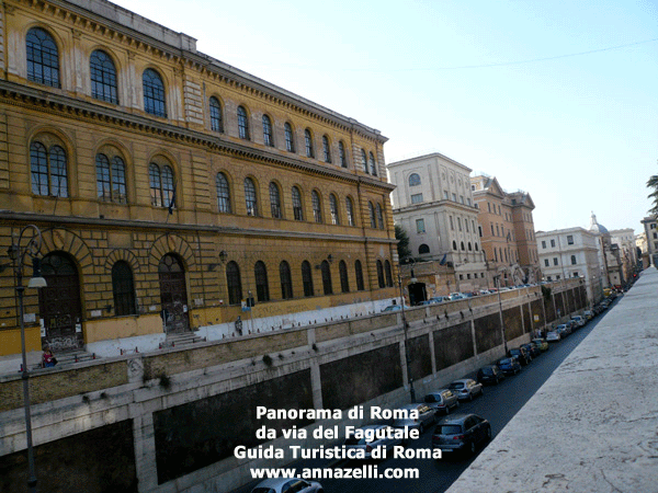 PANORAMA DI ROMA DA VIA DEL FAGUTALE, ROMA