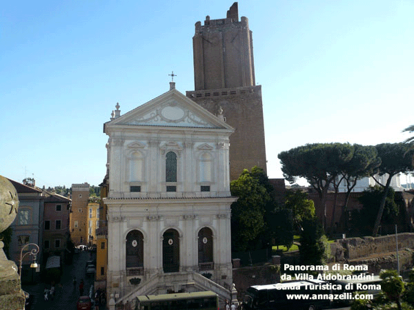 PANORAMA DI ROMA DA VILLA ALDOBRANDINI ROMA