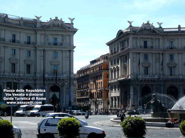 PIAZZA DELLA REPUBBLICA VIA VENETO E DINTORNI ROMA