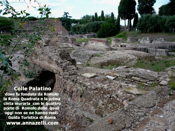 PORTE MURA DI ROMOLO AL PALATINO