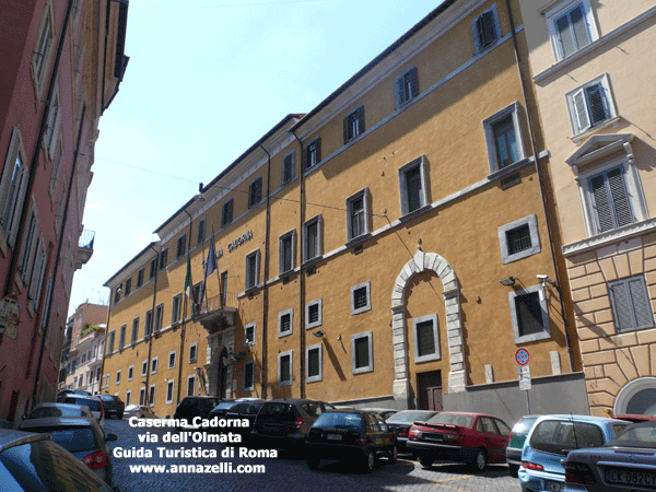 Palazzo Ravenna Caserma Cadorna via dell'Olmata, Roma