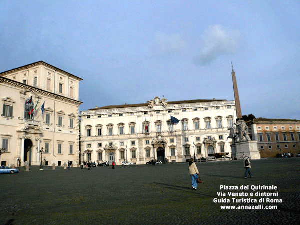 Piazza del Quirinale via veneto e dintorni (Roma)