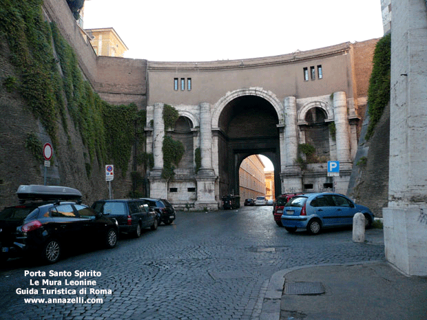 Porta Santo Spirito Mura Leonine Roma