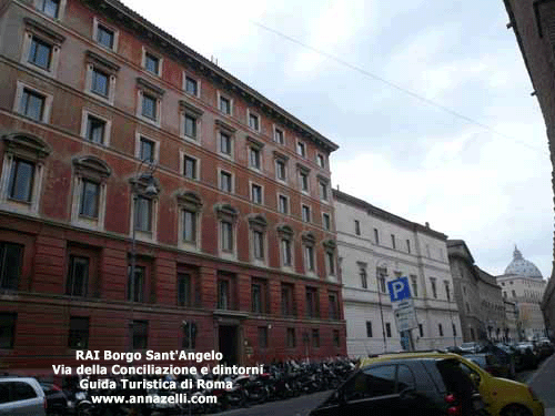 RAI borgo sant'angelo via della conciliazione e dintorni roma