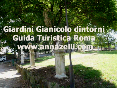 ROMA GIARDINI DEL GIANICOLO E DINTORNI