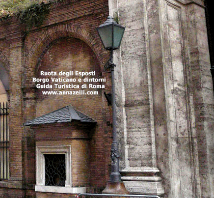 RUOTA DEGLI ESPOSTI BORGO SANTO SPIRITO BORGO E DINTORNI ROMA