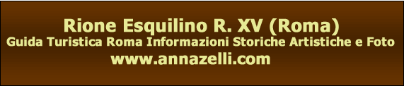 Rione Esquilino R. XV Roma