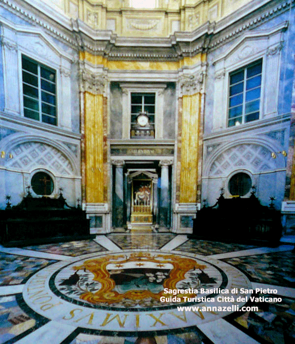 SAGRESTIA BASILICA DI SAN PIETRO (CITTA' DEL VATICANO)