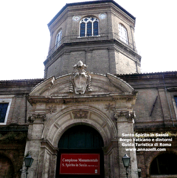 SANTO SPIRITO IN SASSIA BORGO SANTO SPIRITO BORGO E DINTORNI (ROMA)