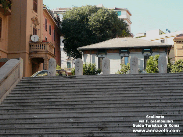 SCALINATA VIA FRANCESCO GIAMBULLARI ROMA