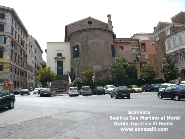SCALINATA BASILICA SAN MARTINO AI MONTI ROMA