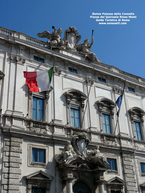 STATUE PALAZZO DELLA CONSULTA (ROMA)