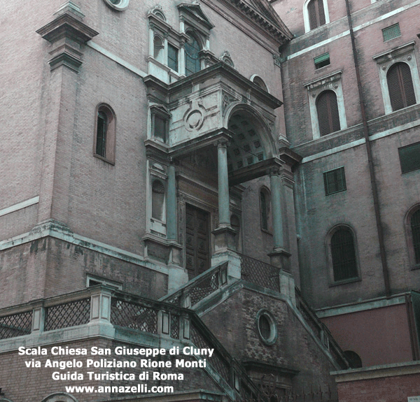 Scala Chiesa San Giuseppe di Cluny via Poliziano Roma