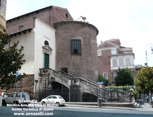 scalinata Basilica San Martino ai Monti Roma