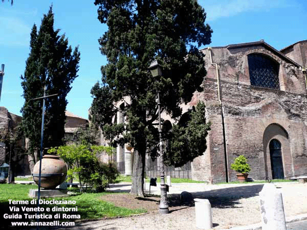 TERME DI DIOCLEZIANO PIAZZA DELLA REPUBBLICA VIA VENETO E DINTORNI (ROMA)