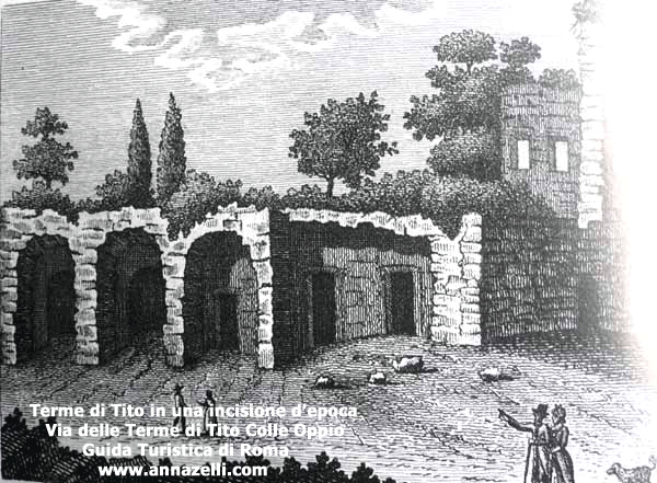 Terme di Tito, Roma, colle Oppio