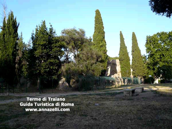 Terme di Traiano,Roma, colle Oppio