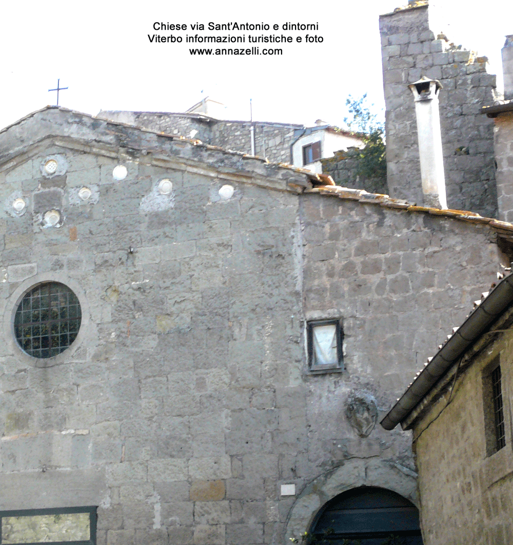 FOTO CHIESE VIA SANT'ANTONIO E DINTORNI VITERBO E INFORMAZIONI