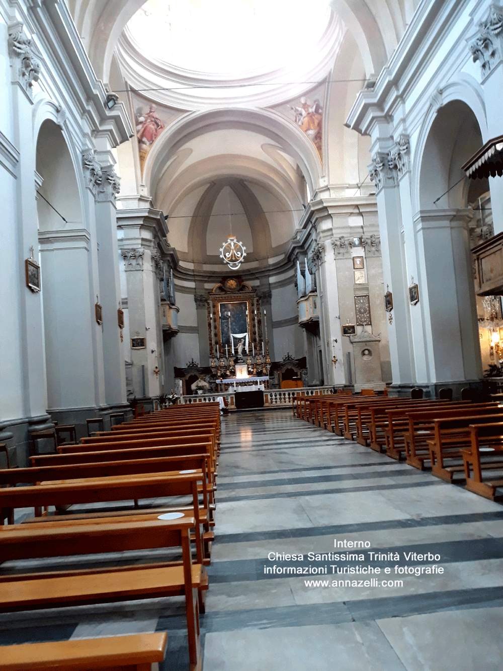 interno chiesa della trinit dei pellegrini viterbo 1