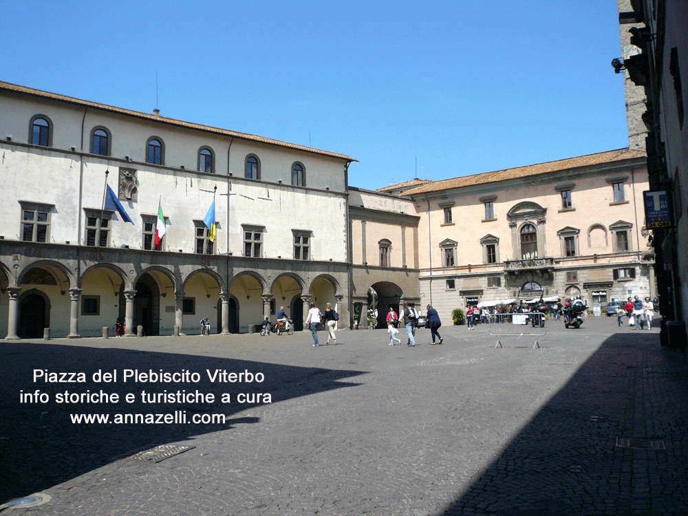 VITERBO PIAZZA DEL PLEBISCITO COMUNE FOTO ANNA ZELLI