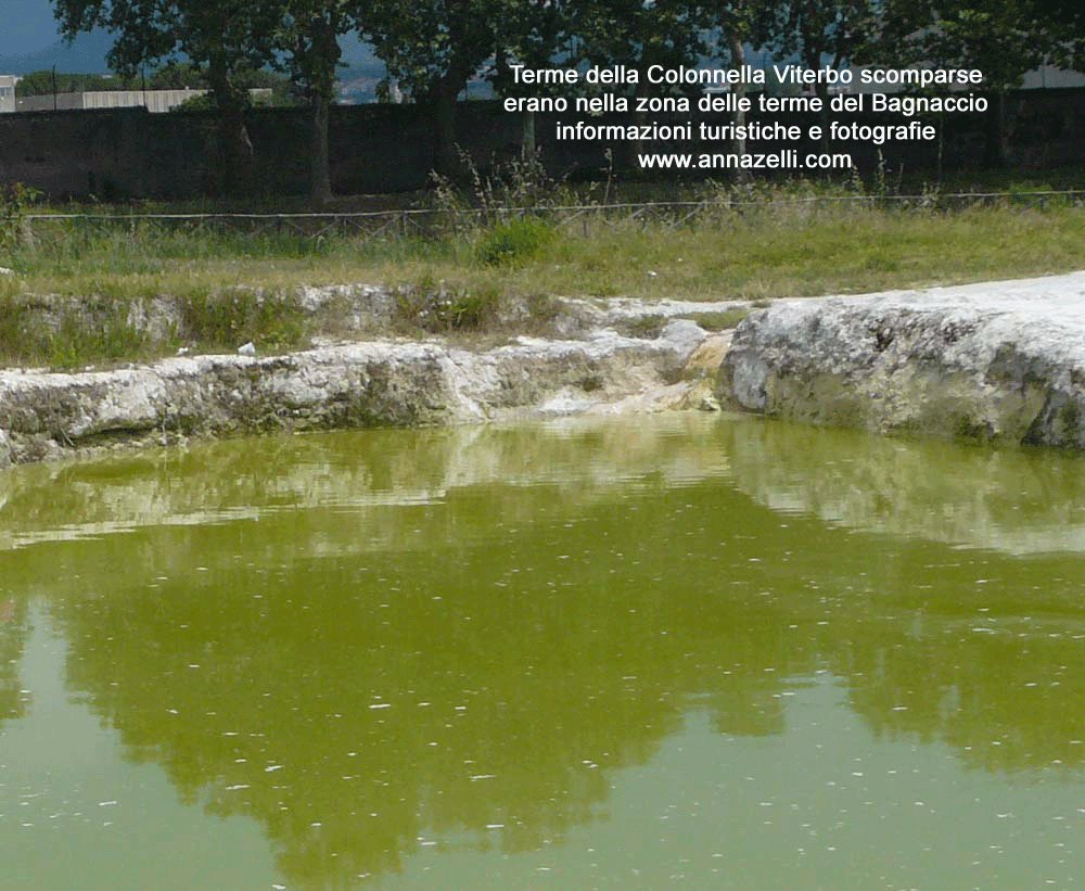 VITERBO TERME DELLA COLONNELLA SCOMPARSE