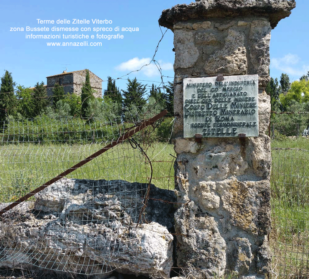 VITERBO TERME DELLE ZITELLE FOTO ABBANDONATE