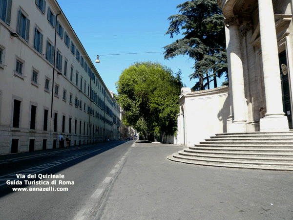 Via del Quirinale a Roma