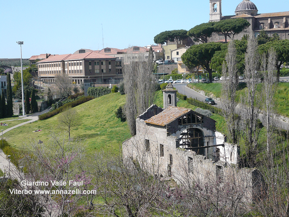 giardino a valle faul veduta viterbo