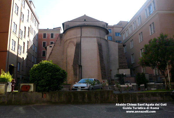 abside chiesa sant'agata dei goti roma