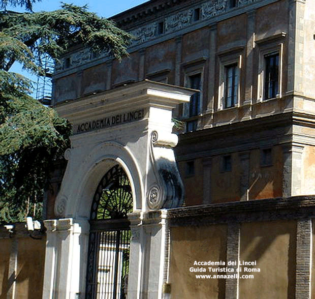 accademia dei lincei via della lungara gianicolo e dintorni roma