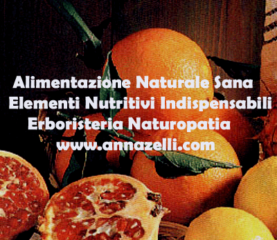 Alimentazione naturale sana gli elementi nutritivi indispensabili