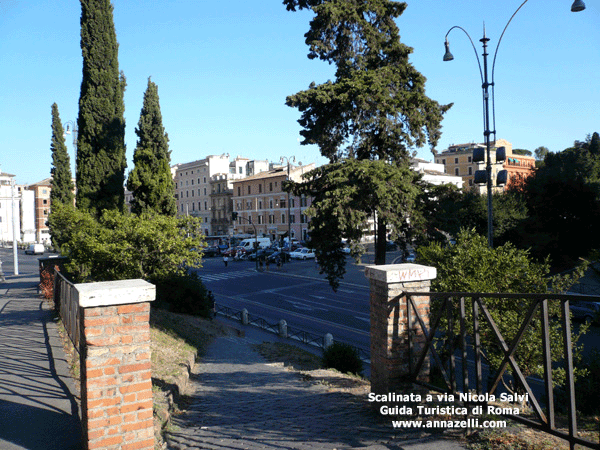 altra scalinata a via nicola salvi roma